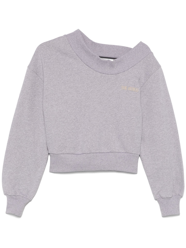 The Attico Women Round Neck Sweatshirt
