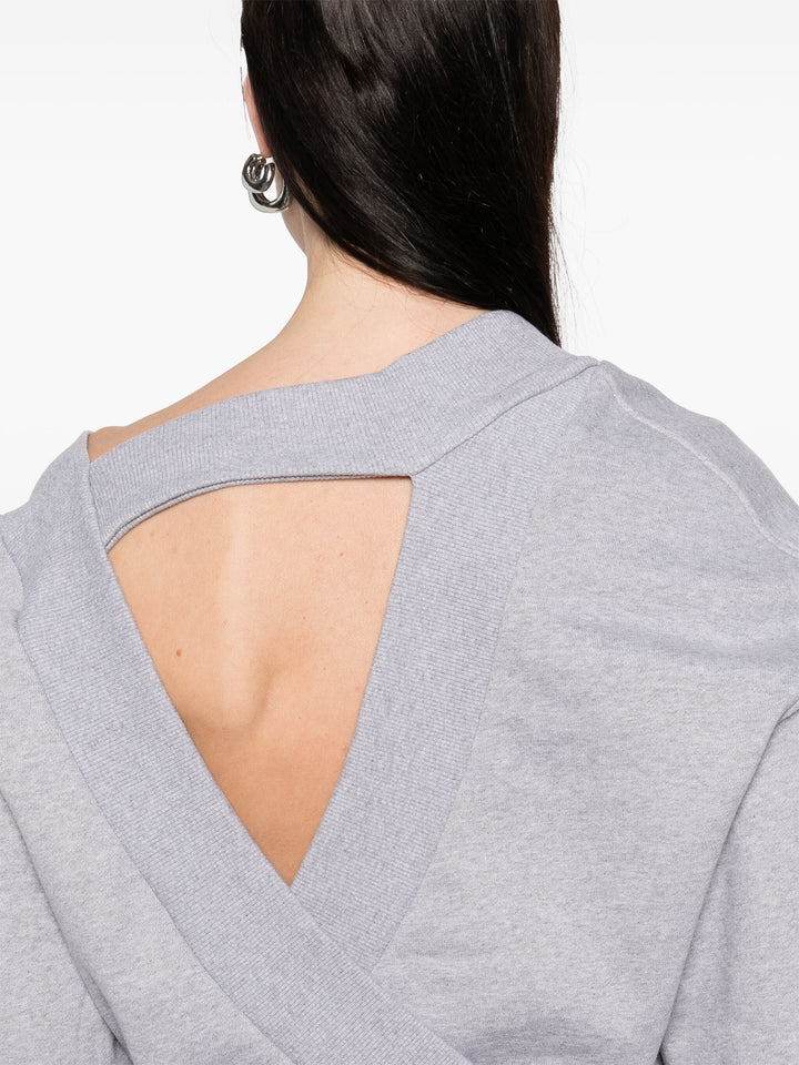 The Attico Women Round Neck Sweatshirt