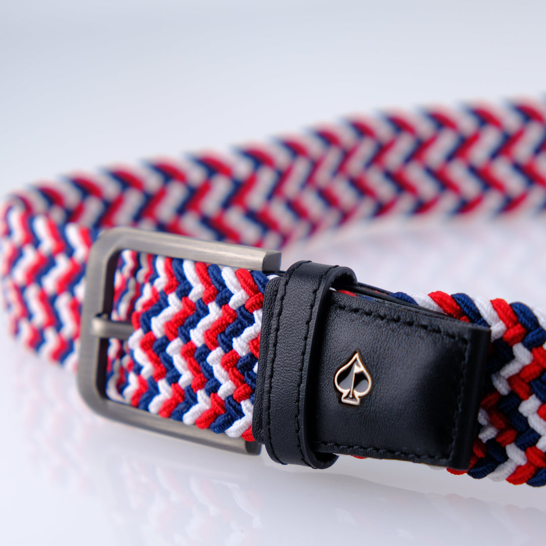 Pins Belt - Red White &amp; Blue