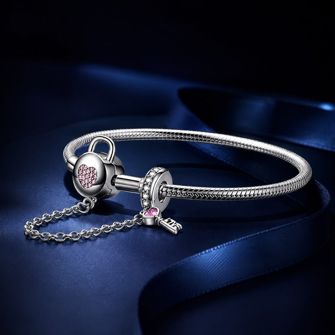 925 Sterling Silver Bracelet 17cm for Women