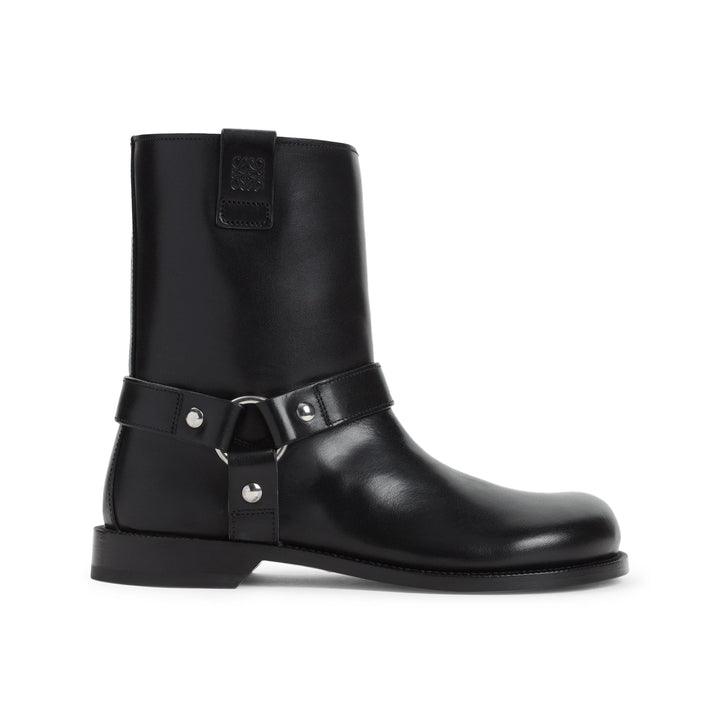 Loewe Campo Biker Shearling Boots Women