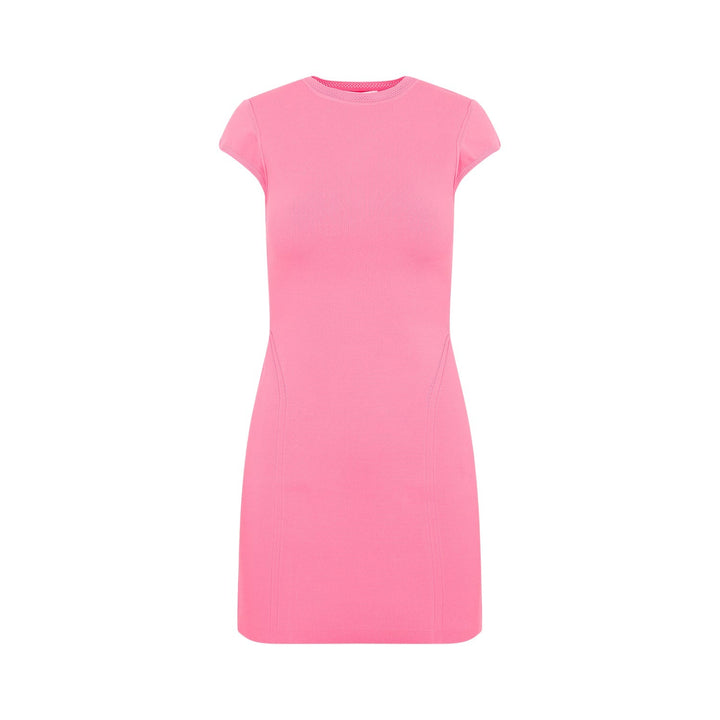 Victoria Beckham Cap Sleeve Fitted Mini Dress Women