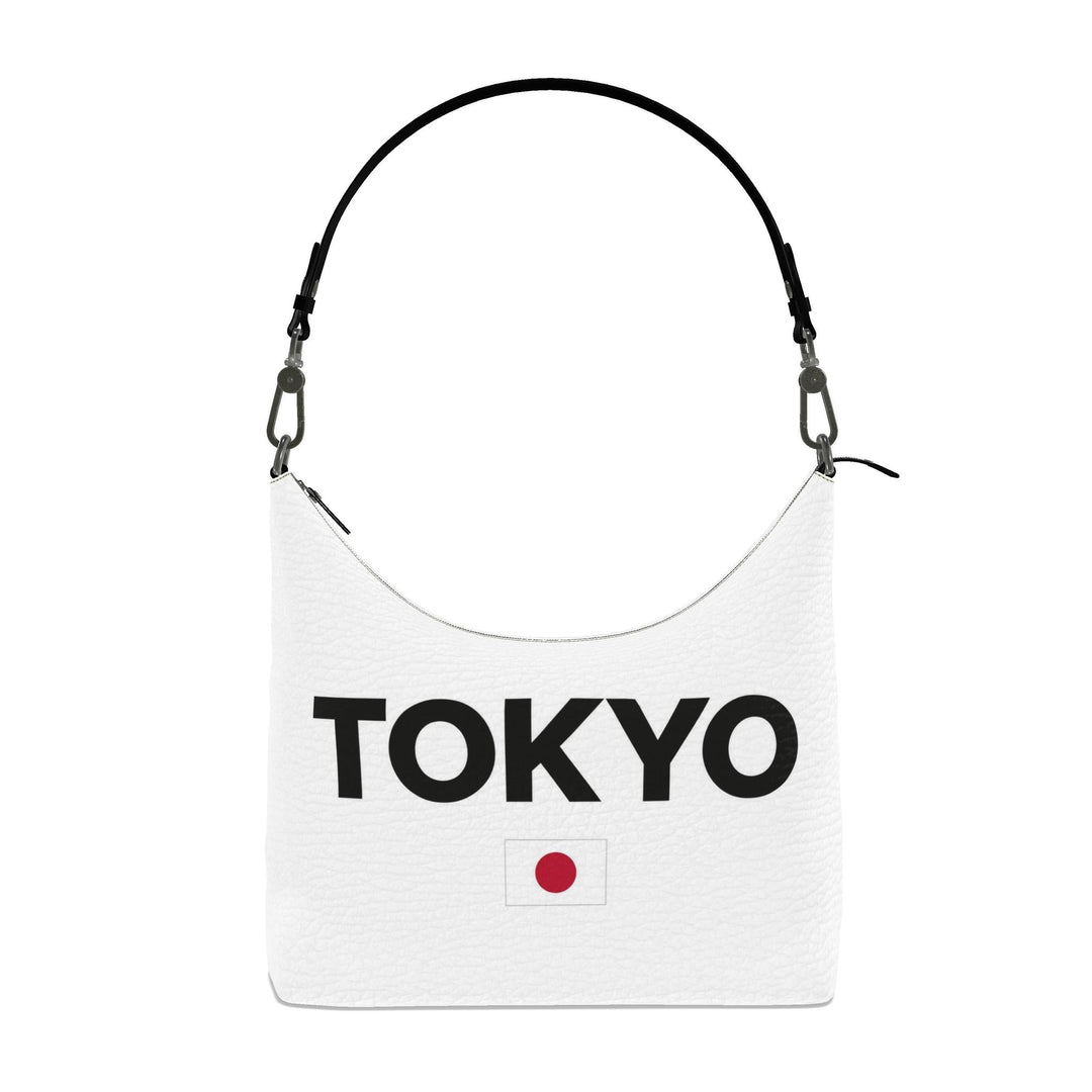 S7 TOKYO Blanc | Textured Nappa Leather Hobo Bag
