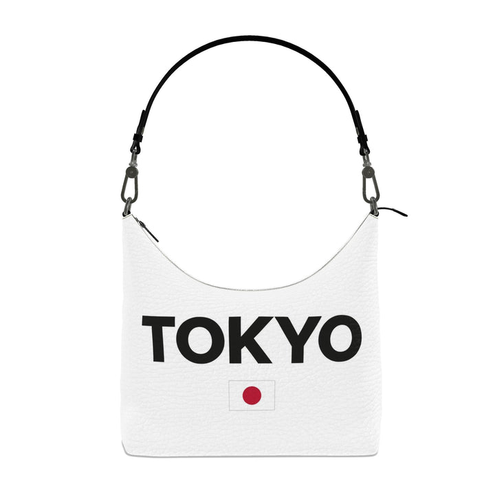 S7 TOKYO Blanc | Textured Nappa Leather Hobo Bag