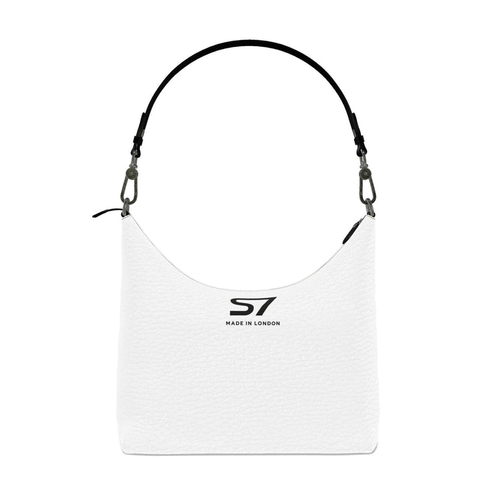 S7 TOKYO Blanc | Textured Nappa Leather Hobo Bag
