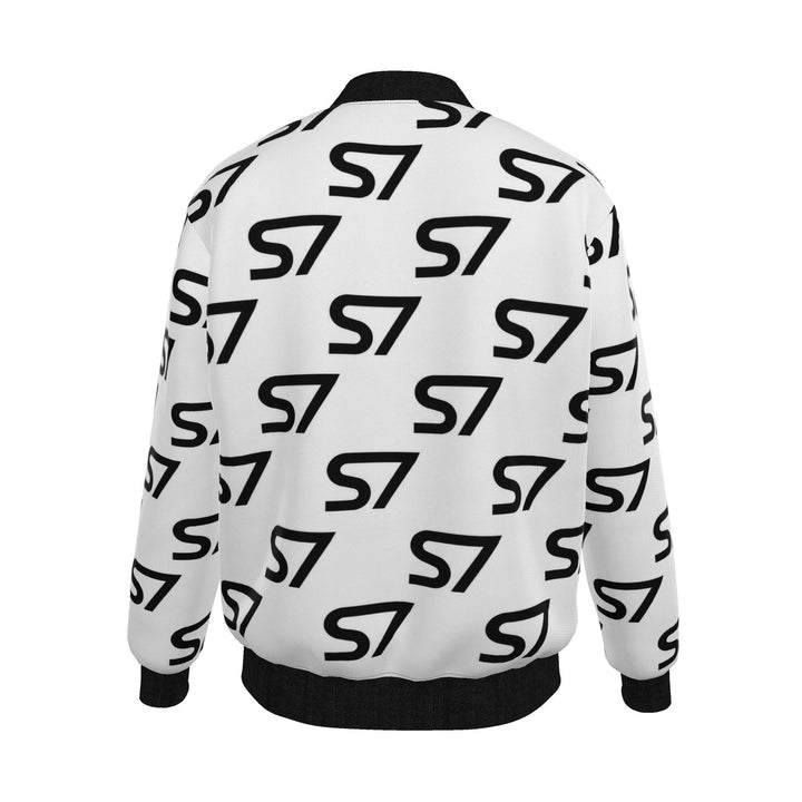 S7 Duality | Men’s Reversible Silk Monogram Bomber Jacket