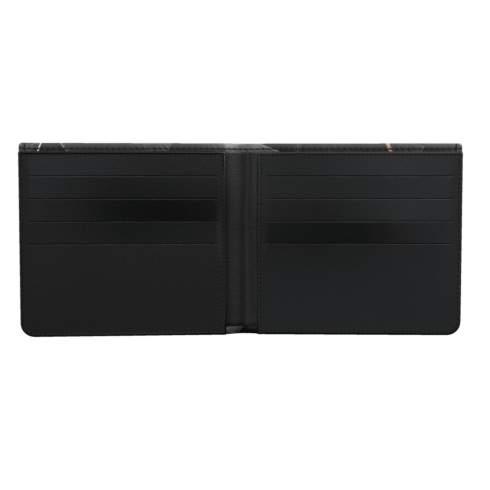 S7 Obsidian | Men’s Geometric Bifold Wallet with Printed Tin