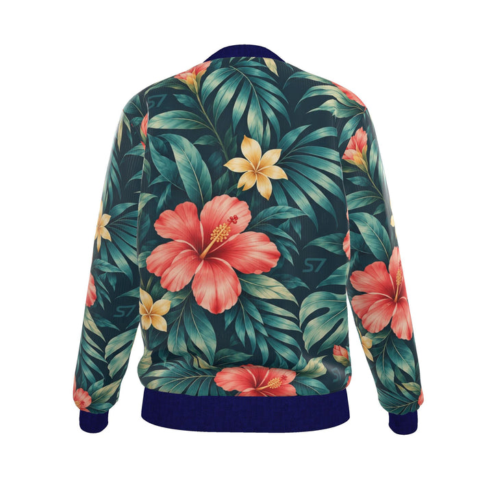 S7 Caribbean Bloom | Women’s Reversible Silk Bomber