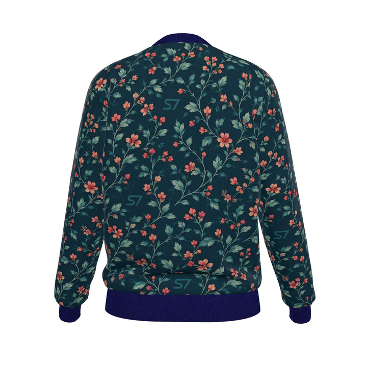 S7 Caribbean Bloom | Women’s Reversible Silk Bomber