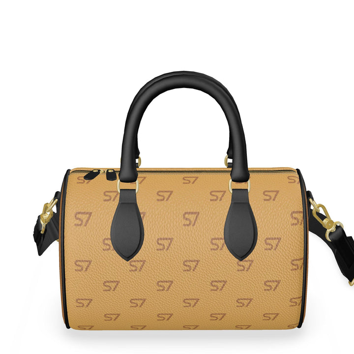 S7 Butterscotch | Tonal Signature Nappa Leather Mini Duffle Bag