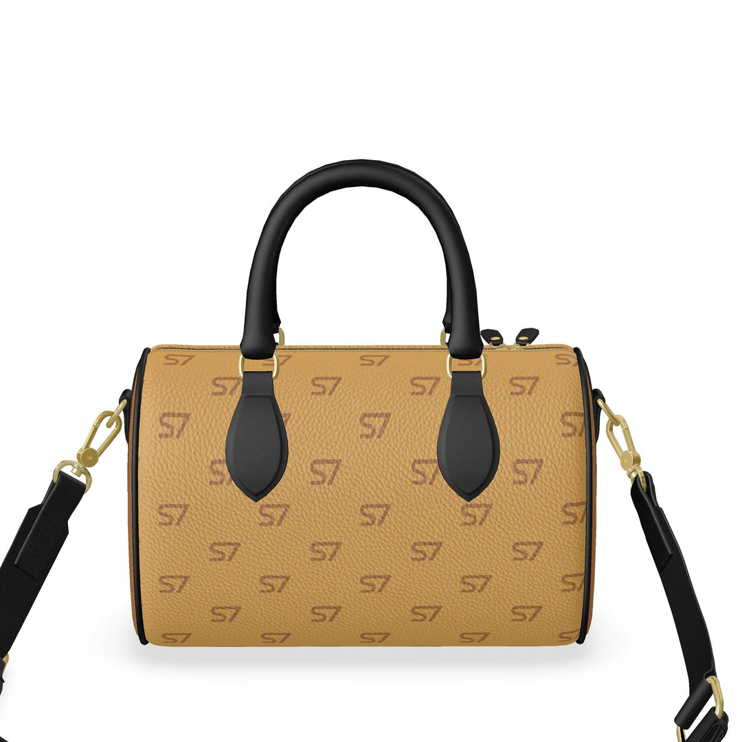 S7 Butterscotch | Tonal Signature Nappa Leather Mini Duffle Bag
