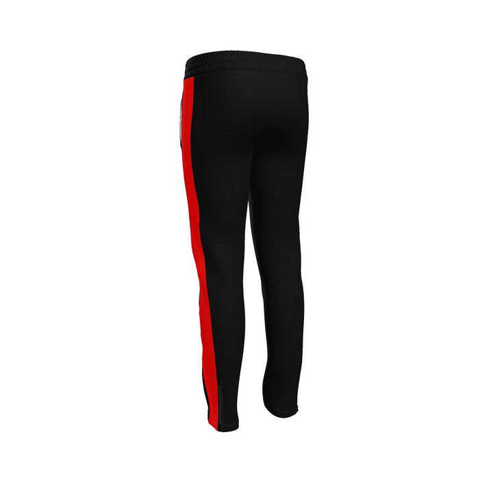 S7 Heritage Club Men’s Track Pants | Black &amp; Red