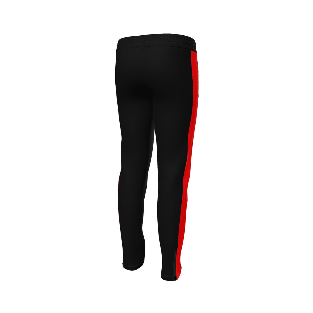 S7 Heritage Club Men’s Track Pants | Black &amp; Red