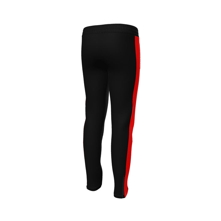 S7 Heritage Club Men’s Track Pants | Black &amp; Red