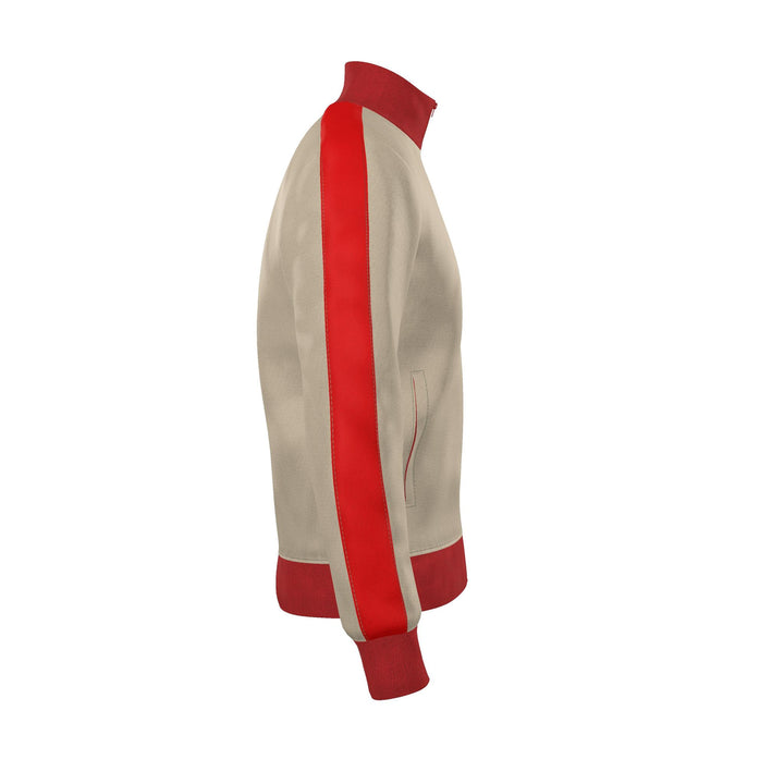 S7 Heritage Club | Men’s Beige &amp; Red Track Jacket