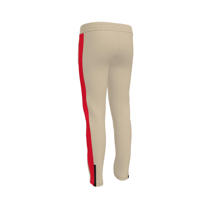 S7 Heritage Club | Men’s Beige &amp; Red Track Pants