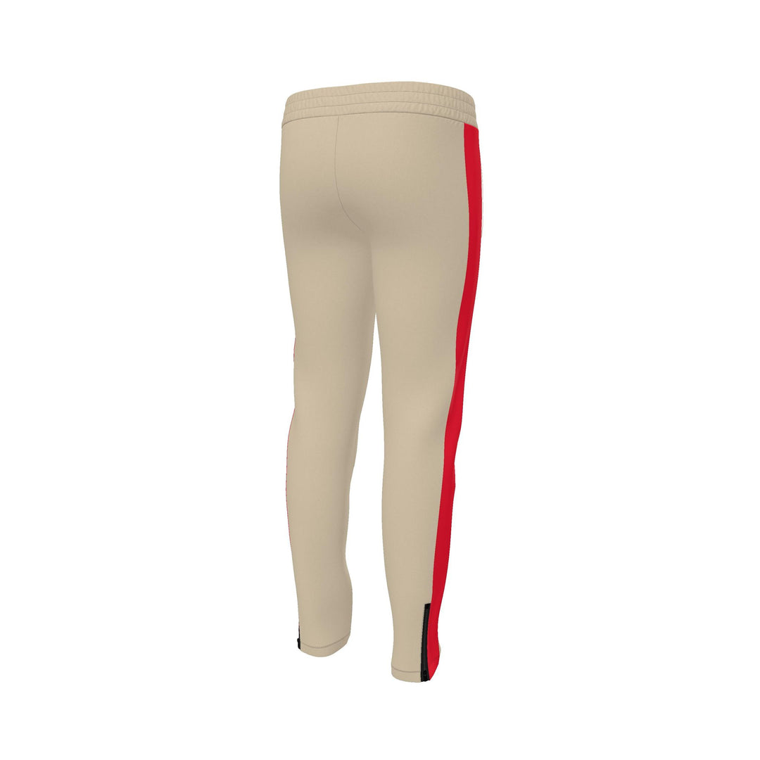 S7 Heritage Club | Men’s Beige &amp; Red Track Pants