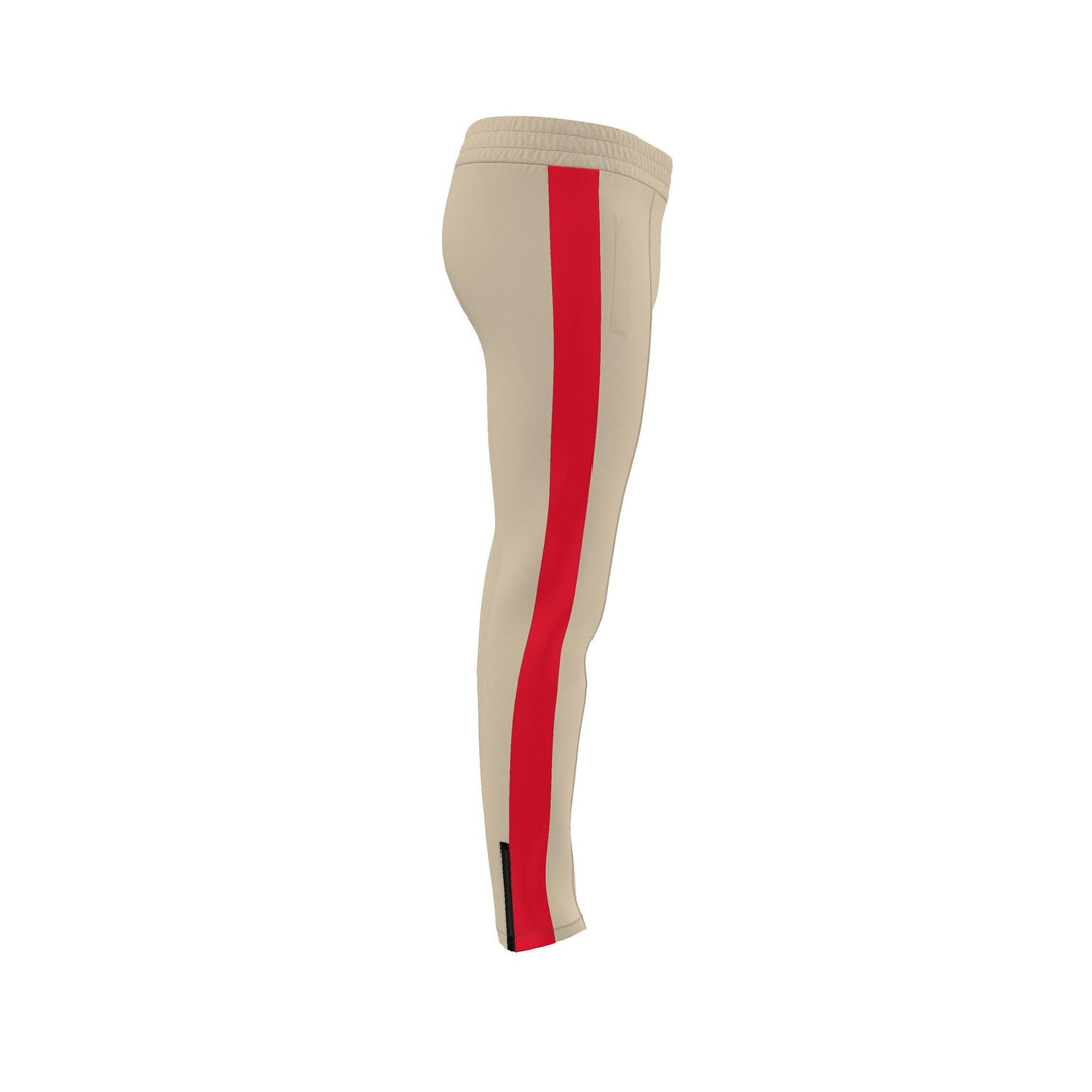 S7 Heritage Club | Men’s Beige &amp; Red Track Pants