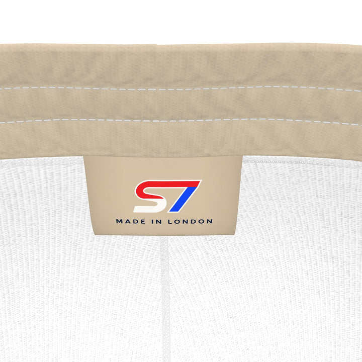 S7 Heritage Club | Men’s Beige &amp; Red Track Pants