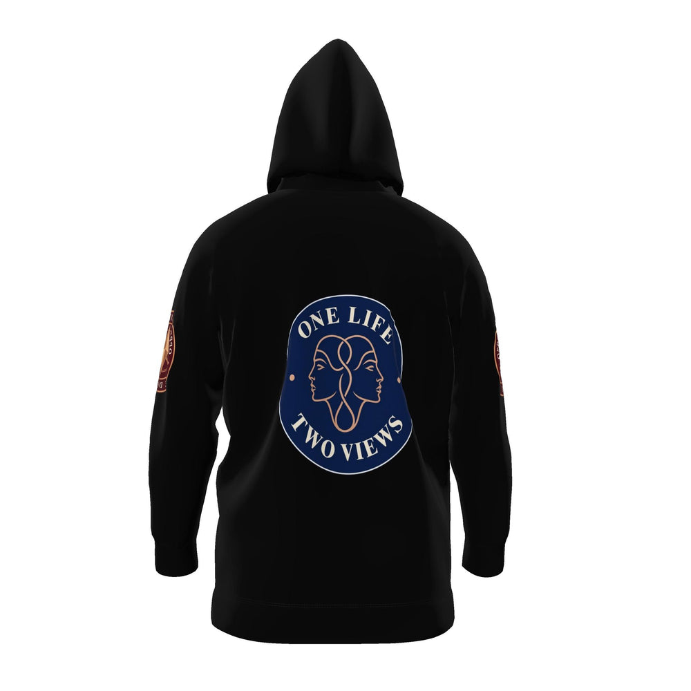 S7 One Life, Two Views | Black Signature Zip-Up Hoodie