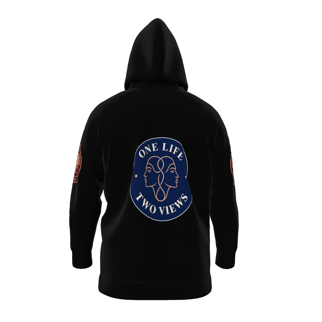S7 One Life, Two Views | Black Signature Zip-Up Hoodie