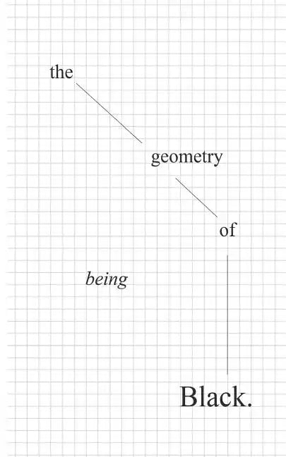 The geometry of being Black - Paperback