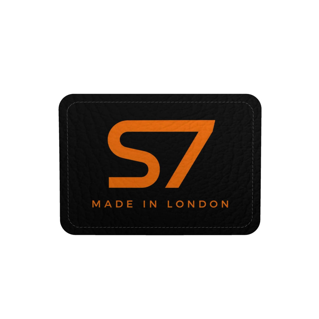 S7 Ember Noir | Black &amp; Orange Monogram Duffle Bag