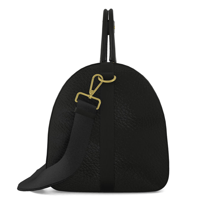 S7 Riviera Soleil duffle bag featuring bright yellow S7 monograms and ornate diamond lattice on a white background.