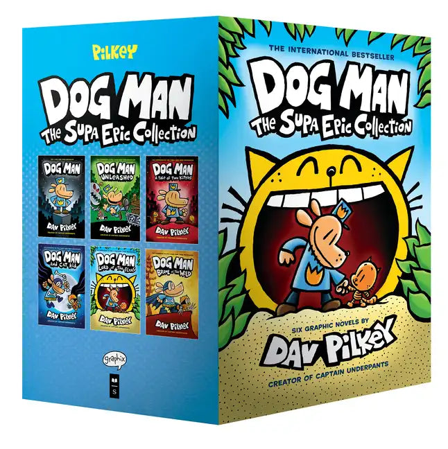 Dog Man: The Supa Epic Collection: From the Creator of Captain Underpants (Dog Man #1-6 Box Set) - Boxed Set