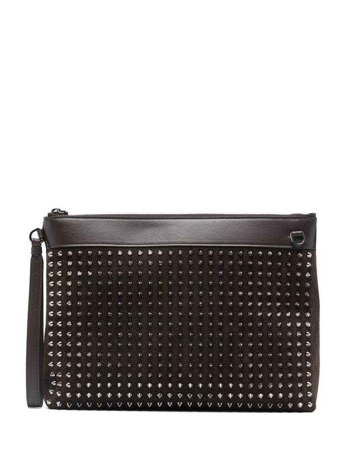 CHRISTIAN LOUBOUTIN Mini Funky Leather Pouch Handbag