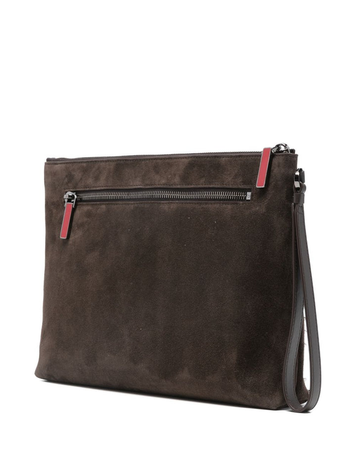 CHRISTIAN LOUBOUTIN Mini Funky Leather Pouch Handbag