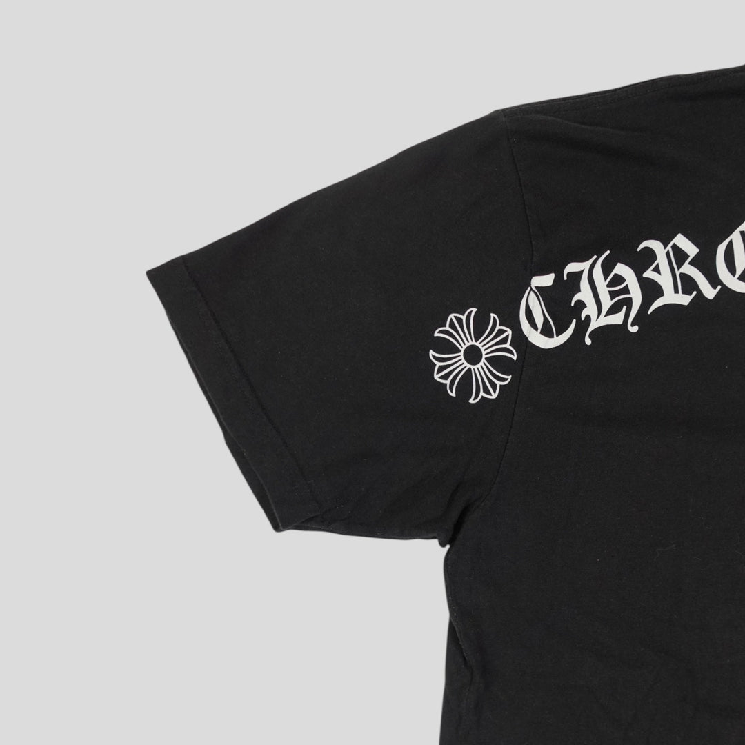 Chrome Hearts Scroll Logo Pocket Tee in Black - Preowned