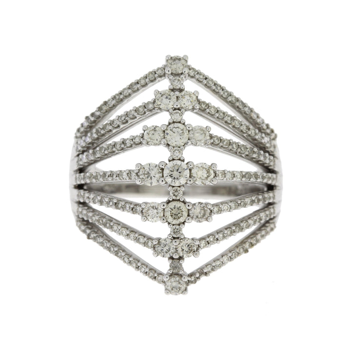 1.00ct Diamond Ring 14KT White Gold