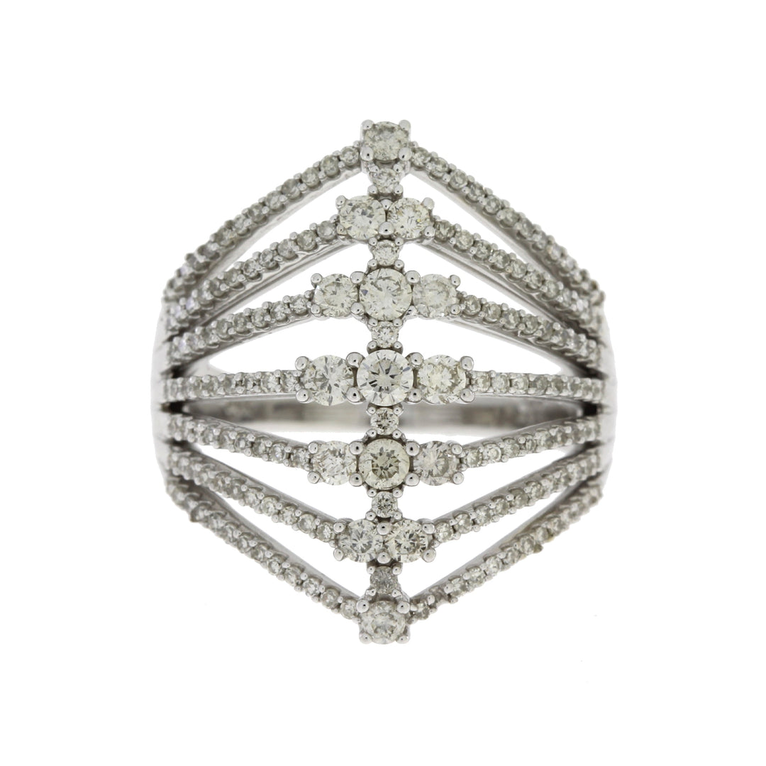 1.00ct Diamond Ring 14KT White Gold