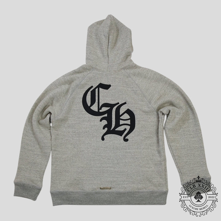 Chrome Hearts Cemetery Cross Seven-11 Hoodie in Grey