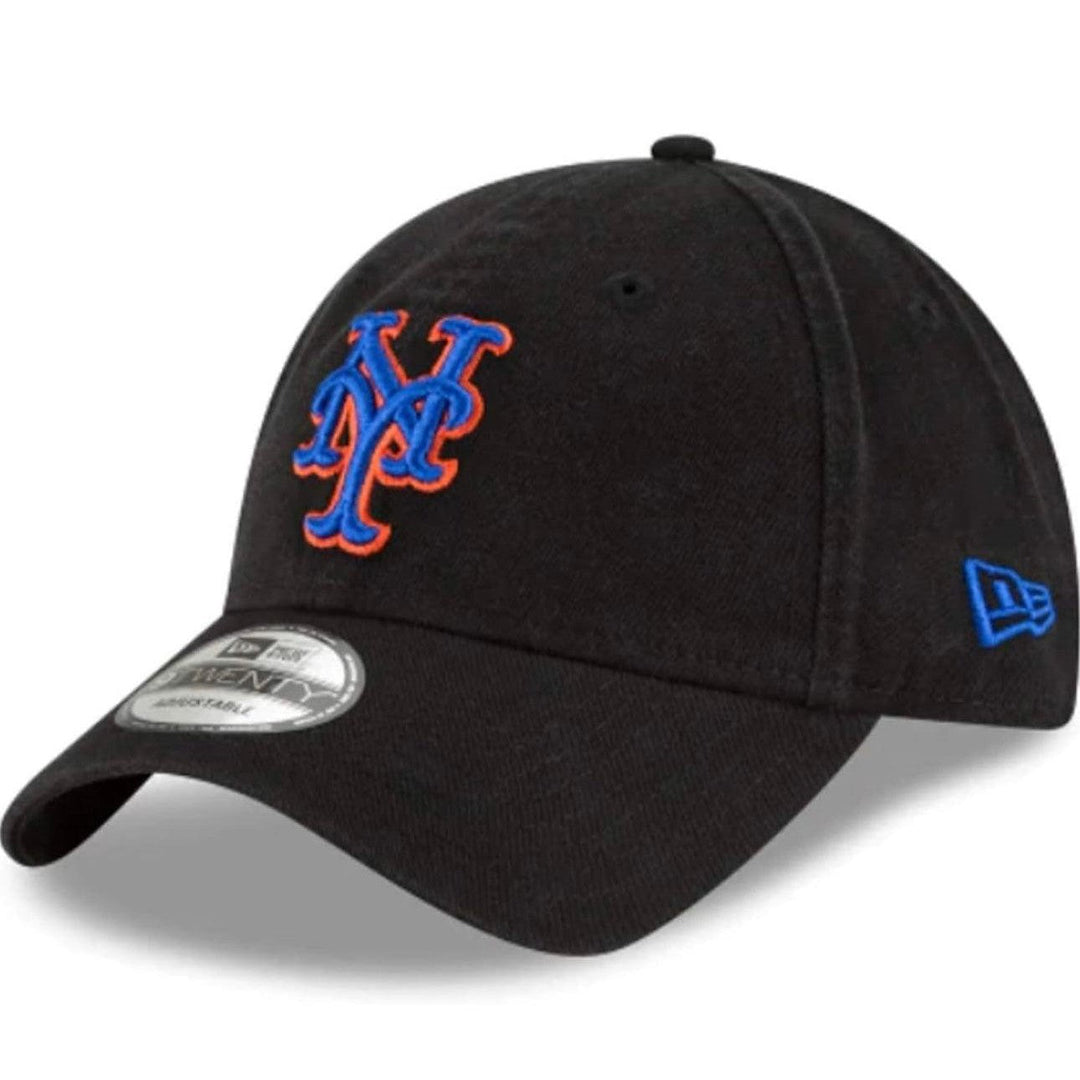 New York Mets New Era 9Twenty Dad Hat (Black orange Trim)