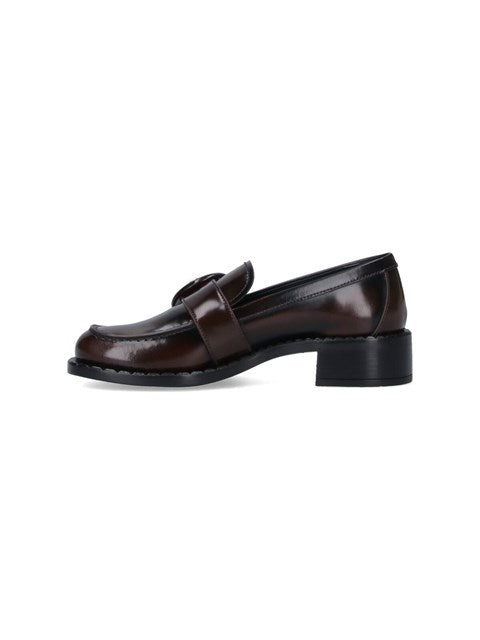 Prada Women Calf Leather Loafers
