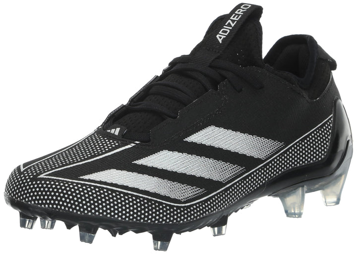 adidas Mens Adizero Electric.1 Football Sneaker Black/White/Black 8