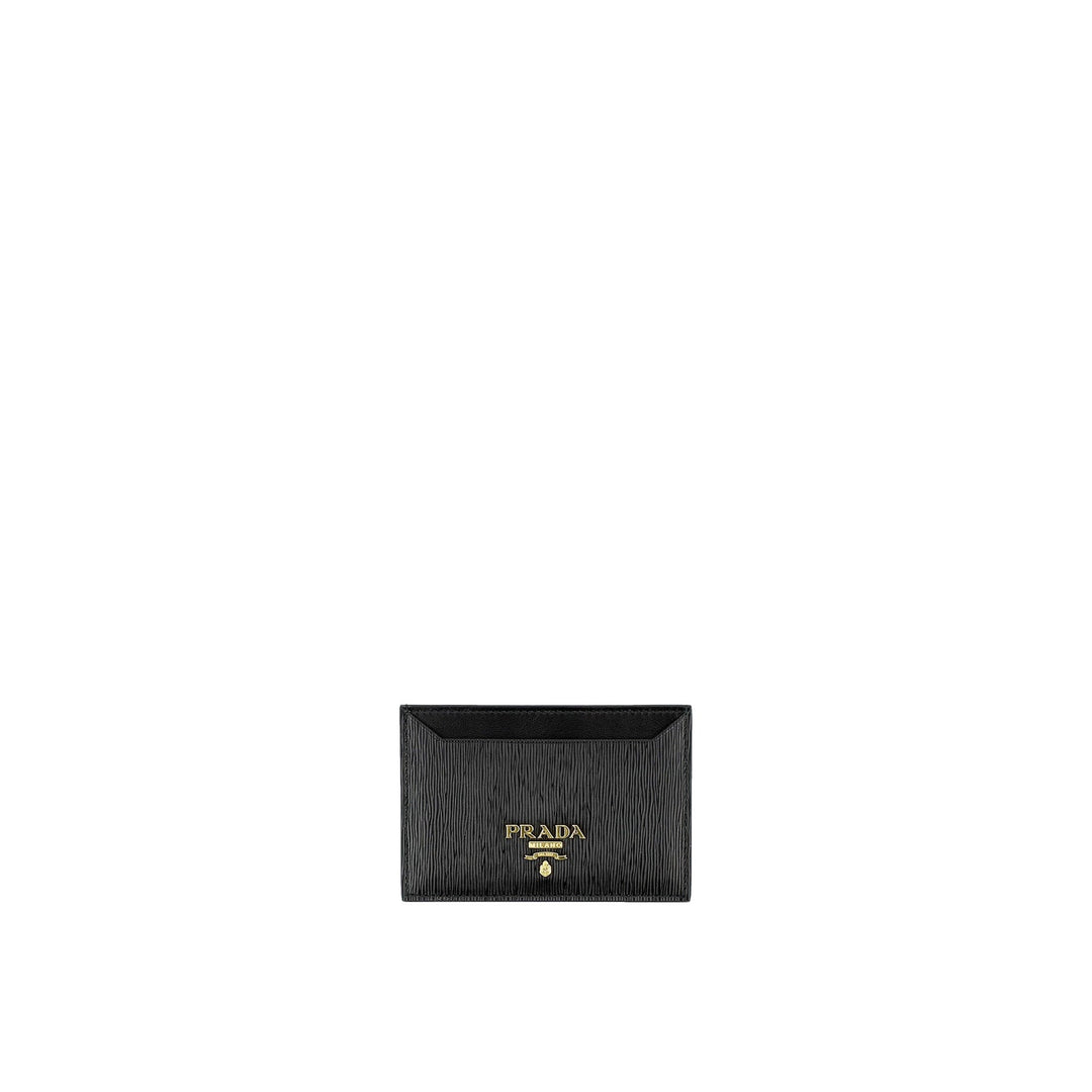 Prada Leather Logo Wallet Women