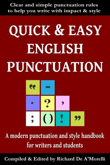 Quick & Easy English Punctuation - Paperback