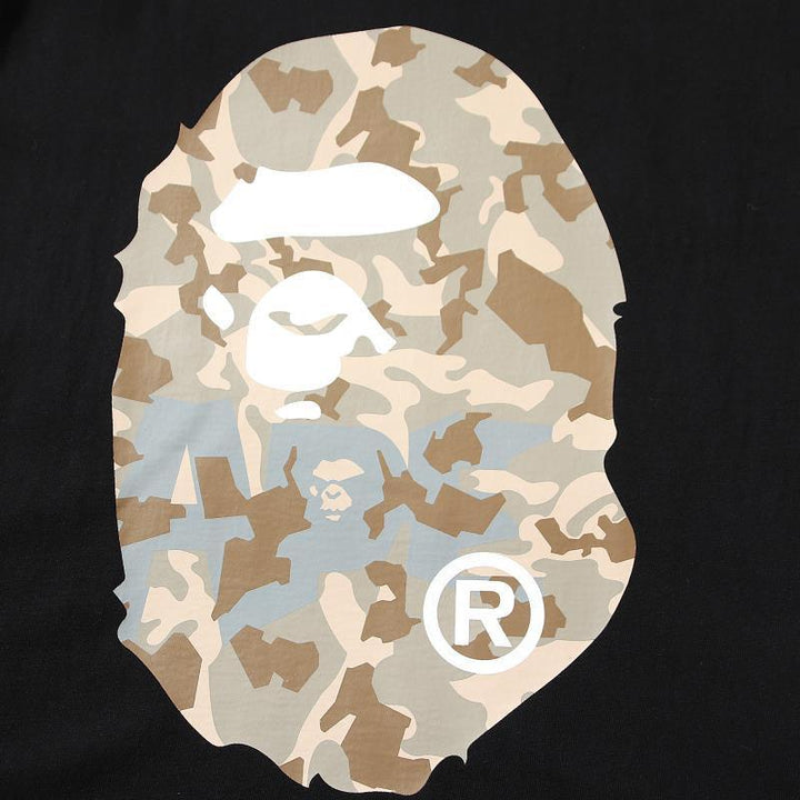 BATHING APE MEN T-SHIRT BAPE X HOT WHEELS APE HEAD TEE Black T-Shirt