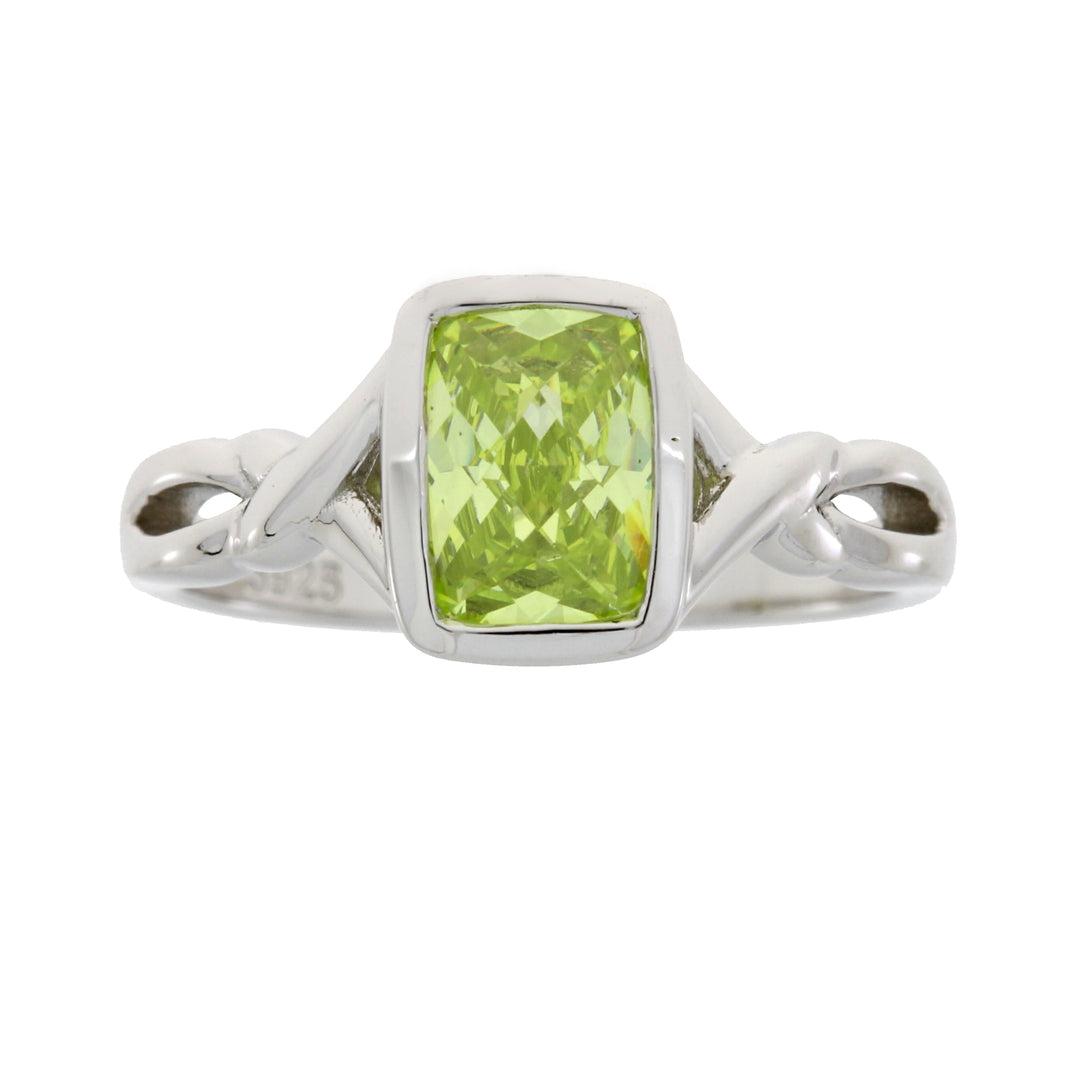 Cubic Zirconium Ring Sterling Silver