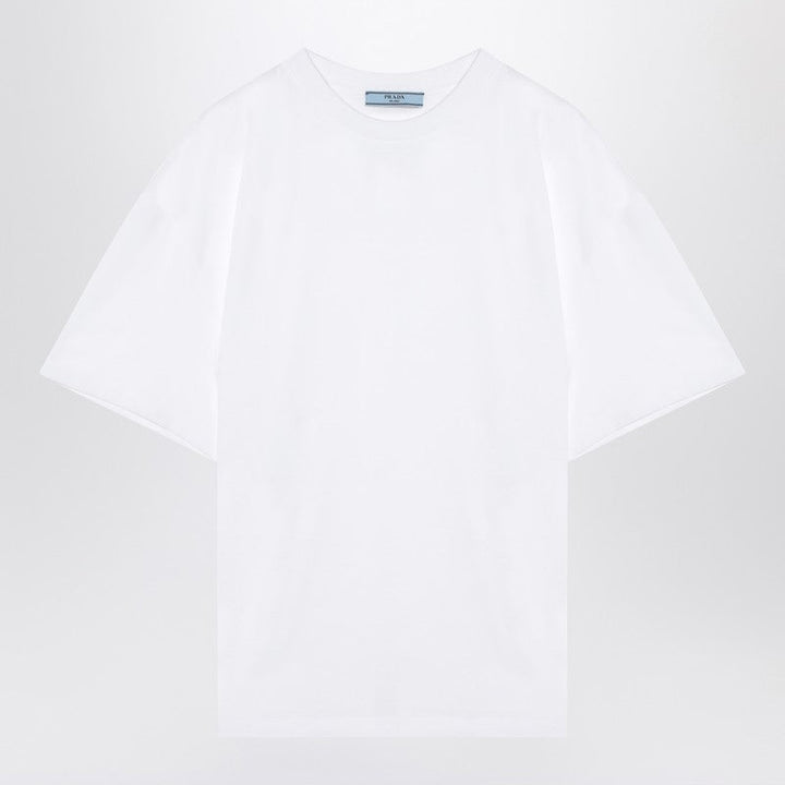 Prada White Cotton T-Shirt Women