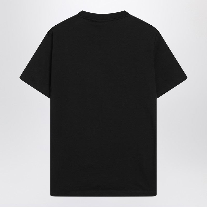 Prada Black T-Shirt With Triangle Logo Women