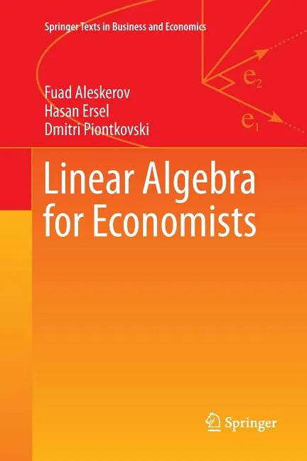 Linear Algebra for Economists - Paperback