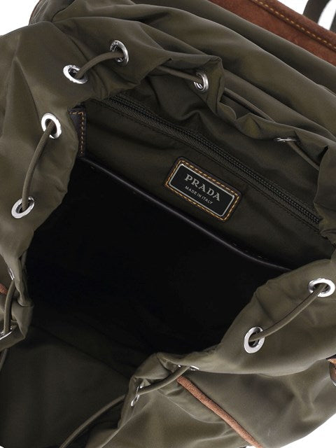 Prada Men Logo Backpack