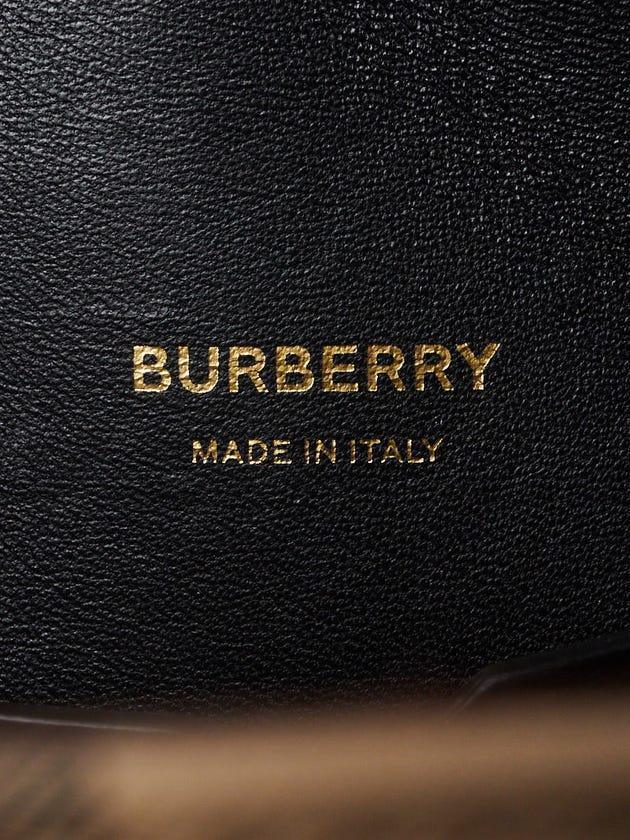 Burberry Vintage Check Canvas/Leather Small Society Top Handle Bag