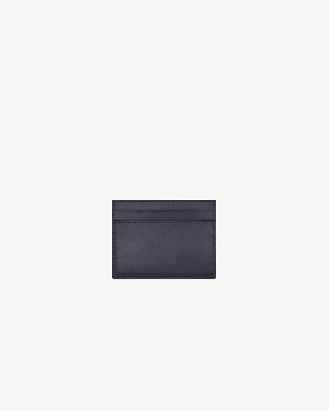 SAINT LAURENT Mini Leather Card Holder