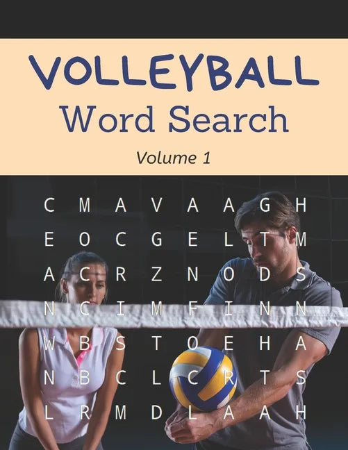 Volleyball Word Search (Volume 1): Large Print Puzzle Book for Teenage and Adult Volleyball Fans - Paperback