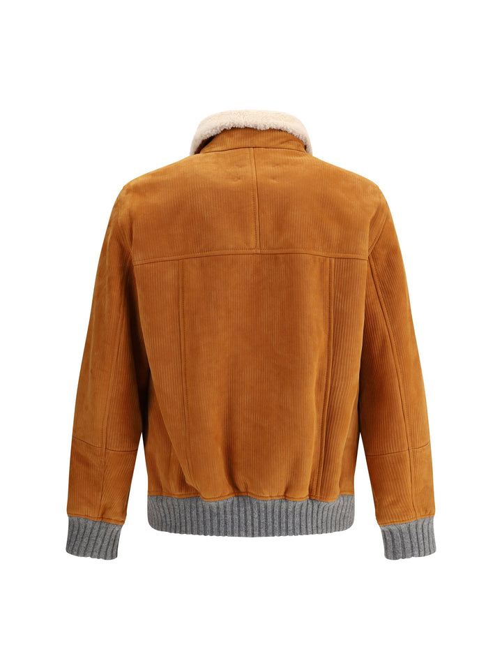 Brunello Cucinelli Men Shearling Jacket